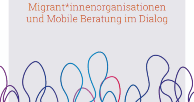 Tagungsband 2023: Wer ist die Zivilgesellschaft? Migrant*innenorganisationen und Mobile Beratung im Dialog