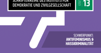 Das Deckblatt des 13. Bands von Wissen Schafft Demokratie. Es ist lila mit weißer und schwarzer Schrift, der Titel prangt in einem weißen Kasten.