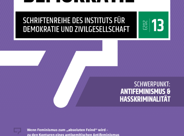 Das Deckblatt des 13. Bands von Wissen Schafft Demokratie. Es ist lila mit weißer und schwarzer Schrift, der Titel prangt in einem weißen Kasten.
