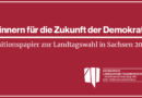 sLAG veröffentlicht Positionspapier zur Landtagswahl in Sachsen