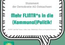 Mehr FLINTA*s in die (Kommunal)Politik! – Statement der Demokratie AG Ostsachsen
