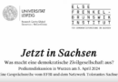 Veröffentlichungen der Gesprächsreihe „Jetzt in Sachsen“