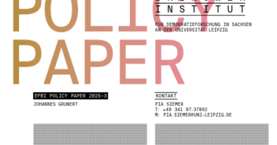 EFBI Policy Paper 2025-3: Chemnitz 2025 – Die extreme Rechte im Schatten der Kulturhauptstadt