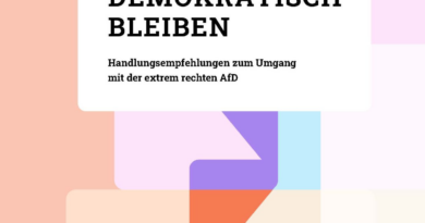 Engagiert & demokratisch bleiben – Handlungsempfehlungen zum Umgang mit der extrem rechten AfD
