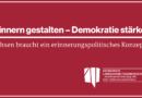 Positionspapier für ein Erinnerungspolitisches Gesamtkonzept in Sachsen Positionspapier für ein Erinnerungspolitisches Gesamtkonzept in Sachsen