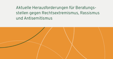 Aktuelle Herausforderungen für Beratungsstellen gegen Rechtsextremismus, Rassismus und Antisemitismus