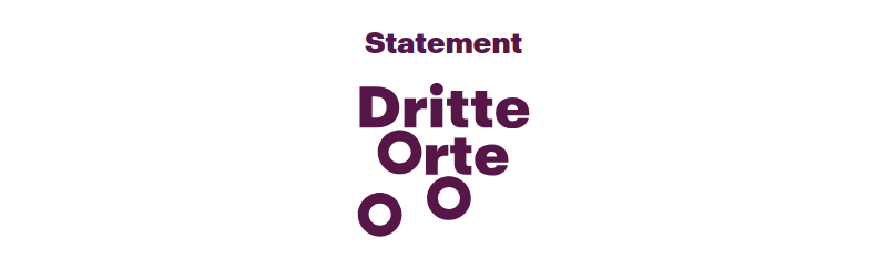 Statement Dritte Orte