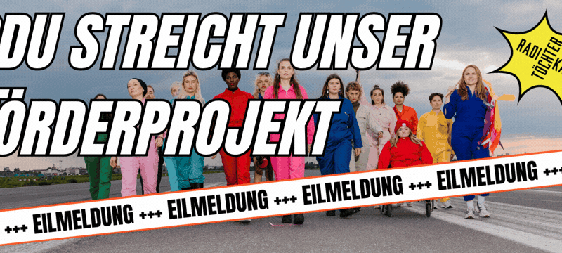 Eilmeldung: CDU streicht unser Förderprojekt