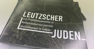 Broschüre "Leutzscher Juden – zu Antisemitismus und jüdischer (Un)Sichtbarkeit im Fußball"
