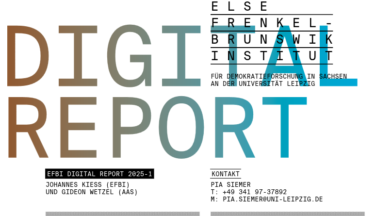 EFBI Digital Report 2026-1: Extrem rechte Online-Mobilisierung