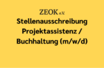 ZEOK, Projektassistenz Buchhaltung, Leipzig
