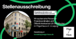 Stellenausschreibung Projektkoordination und Öffentlichkeitsarbeit (Bewerbungsschluss: 23.06.2026)